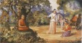 the four great signs of the old sick dead and a serene mendicant monk Buddhism